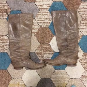 Grey Knee High Steve Madden Boots